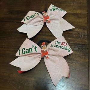 Pink Elf Hair Bows